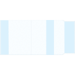 Обложка для учебников "deVENTE" 455x230 мм, универсальная, ПВХ 120 мкм, прозрачная, 10 шт в пластиковом пакете