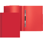Папка с пружинным скоросшивателем "Attomex" A4, 500 мкм, фактура "песок" непрозрачная красная