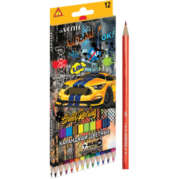 Карандаши цветные Street Racing deVENTE 5022106