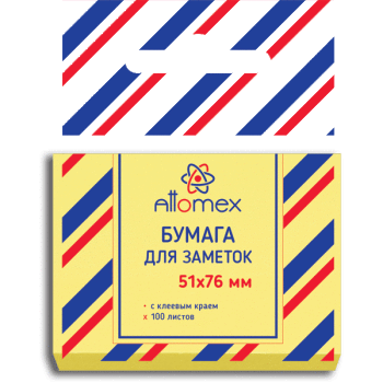 Клейкая бумага для заметок Attomex 2010001 Клейкая бумага для заметок Attomex 2010001