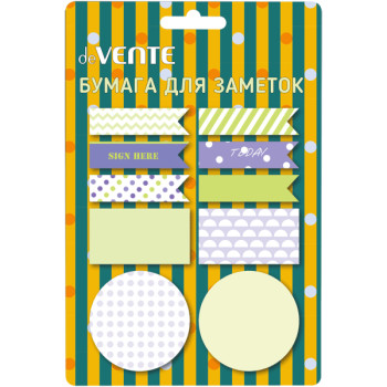Набор клейкой бумаги для заметок Pattern deVENTE 2010115