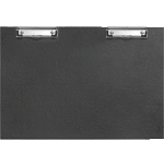 Клипборд "deVENTE" A3, горизонтальный, 2 зажима, картон толщина 2,2 мм, покрытие ПВХ, черный