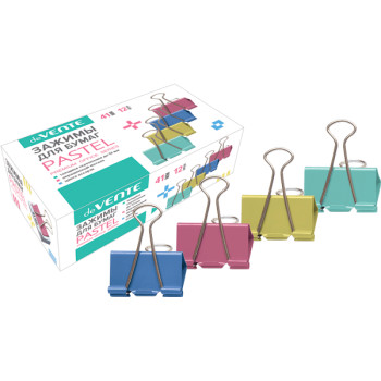 Зажим для бумаг Pastel deVENTE 4131317
