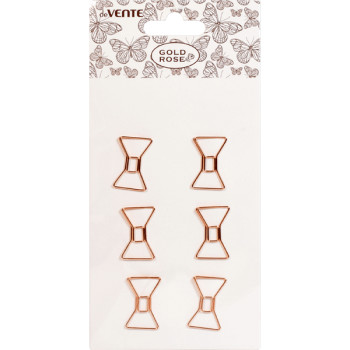 Скрепки Gold Rose Bow deVENTE 4135005