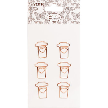 Скрепки Gold Rose Coffee cup deVENTE 4135006 Скрепки Gold Rose Coffee cup deVENTE 4135006