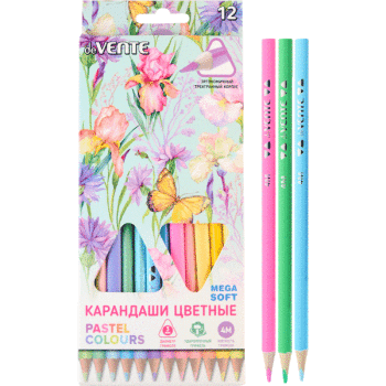 Карандаши цветные Triolino Ultra 4М. Pastel deVENTE 5022020 Карандаши цветные Triolino Ultra 4М. Pastel deVENTE 5022020