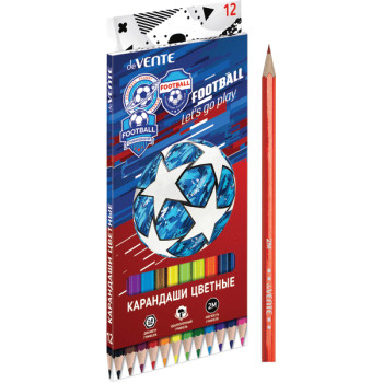 Карандаши цветные Play Football deVENTE 5022105