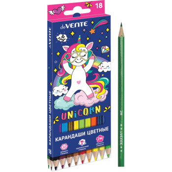 Карандаши цветные Magic Unicorn deVENTE 5023100 Карандаши цветные Magic Unicorn deVENTE 5023100