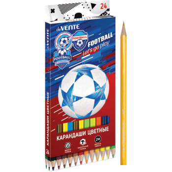Карандаши цветные Play Football deVENTE 5024103 Карандаши цветные Play Football deVENTE 5024103