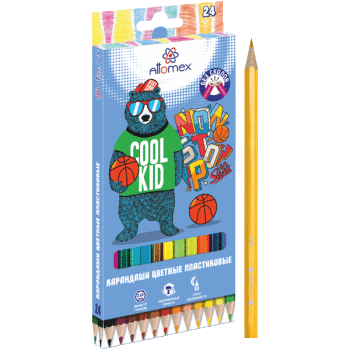 Карандаши цветные пластиковые Be Cool Attomex 5024610 Карандаши цветные пластиковые Be Cool Attomex 5024610