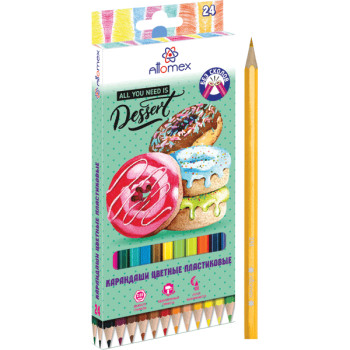 Карандаши цветные пластиковые Dolce Vita Attomex 5024611