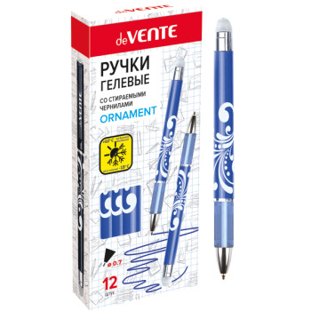 Ручка гелевая стираемая Пиши-стирай. Орнамент deVENTE 5051843 Ручка гелевая стираемая Пиши-стирай. Орнамент deVENTE 5051843