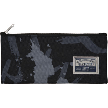 Пенал плоский Black Gray deVENTE 7024043