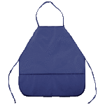 Фартук "deVENTE" 45x54 см (M) водоотталкивающая ткань, 3 кармана, однотонный темно-синий