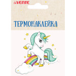 Термонаклейка для декорирования текстильных изделий "deVENTE. Unicorn" 22x19,5 см, в пластиковом пакете с блистерным подвесом