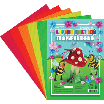 Картон цветной гофрированный флуоресцентный deVENTE 8040518 Картон цветной гофрированный флуоресцентный deVENTE 8040518
