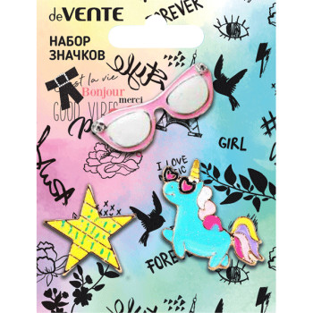Набор значков I am a star! deVENTE 8092112