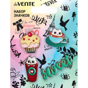 Набор значков sweetie deVENTE 8092119