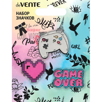 Набор значков Game over deVENTE 8092123