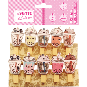 Прищепки декоративные Milkshake deVENTE 8120103 Прищепки декоративные Milkshake deVENTE 8120103