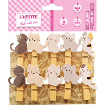 Прищепки декоративные Kitty deVENTE 8120104