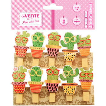 Прищепки декоративные Cactus deVENTE 8120105