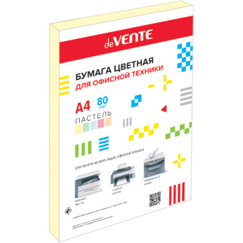 Бумага цветная для офисной техники deVENTE 2072902