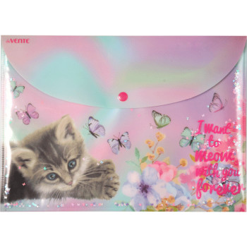 Папка-конверт на кнопке Dream. Kitten deVENTE 3071101