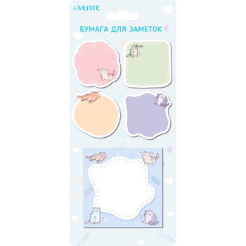 Набор клейкой бумаги для заметок Lovely Cats deVENTE 2010110 Набор клейкой бумаги для заметок Lovely Cats deVENTE 2010110