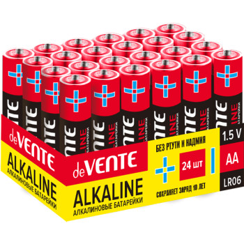 Набор батареек алкалиновых AA deVENTE 9010114