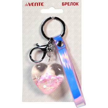 Брелок Shining heart Pink deVENTE 9020005 Брелок Shining heart Pink deVENTE 9020005