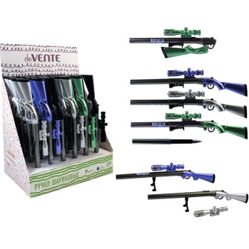 Ручка шариковая с LED Sniper rifle deVENTE 9021027