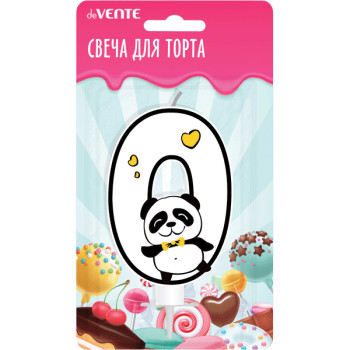Свеча-цифра для торта Панда deVENTE 9060111