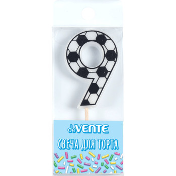 Свеча-цифра для торта Футболист deVENTE 9060927 Свеча-цифра для торта Футболист deVENTE 9060927