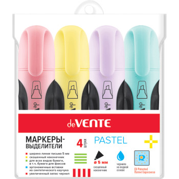 Набор маркеров-выделителей Pastel deVENTE 5045809