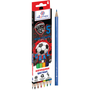 Карандаши цветные Football Club Attomex 5021115 Карандаши цветные Football Club Attomex 5021115