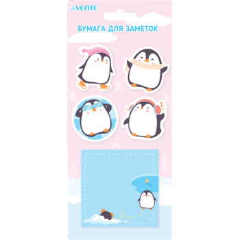 Набор клейкой бумаги для заметок Penguins deVENTE 2010111 Набор клейкой бумаги для заметок Penguins deVENTE 2010111