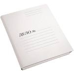 Скоросшиватель "Attomex" A4 картонный немелованный белый (360 г/м²)