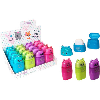 Точилка и ластик 2 в 1 100% Cute deVENTE 8031000