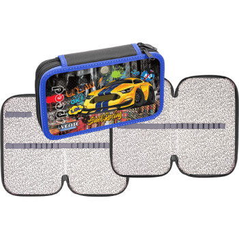 Пенал двухстворчатый Street Racing deVENTE 7012109 Пенал двухстворчатый Street Racing deVENTE 7012109