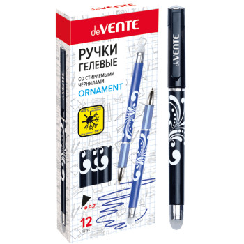 Ручка гелевая стираемая Пиши-стирай. Орнамент deVENTE 5051842 Ручка гелевая стираемая Пиши-стирай. Орнамент deVENTE 5051842